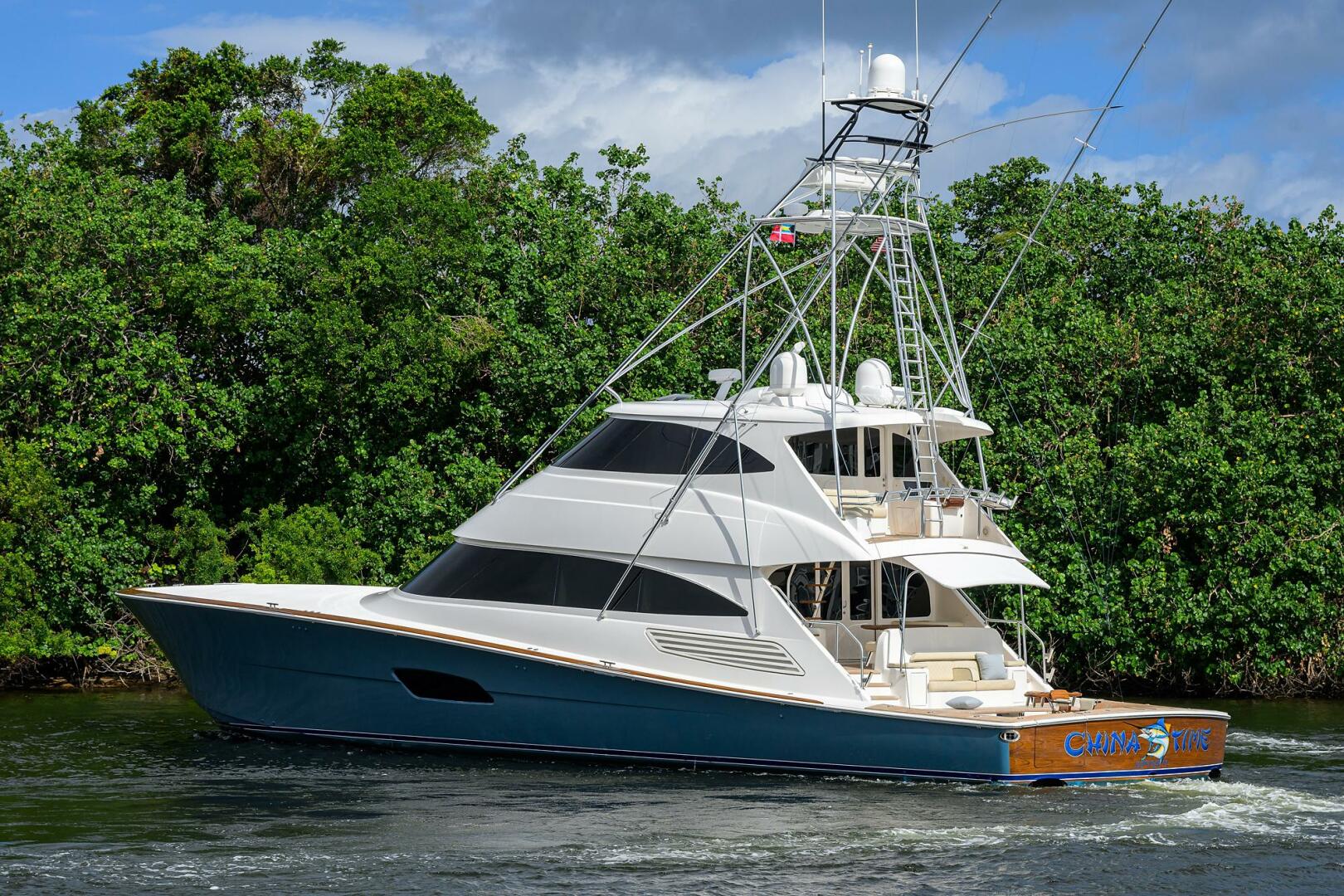 Viking-92 Enclosed Bridge 2020-CHINA TIME Jupiter-Florida-United States-Viking 92 CHINA TIME  Port Aft Profile-4890281 | Thumbnail