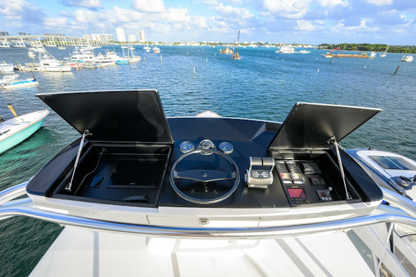 Viking-92 Enclosed Bridge 2020-CHINA TIME Jupiter-Florida-United States-Viking 92 CHINA TIME  Tower-4890218