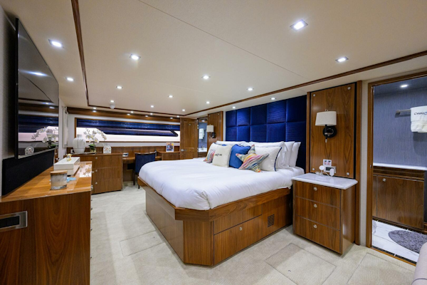Viking-92 Enclosed Bridge 2020-CHINA TIME Jupiter-Florida-United States-Viking 92 CHINA TIME  Master Stateroom-4890141