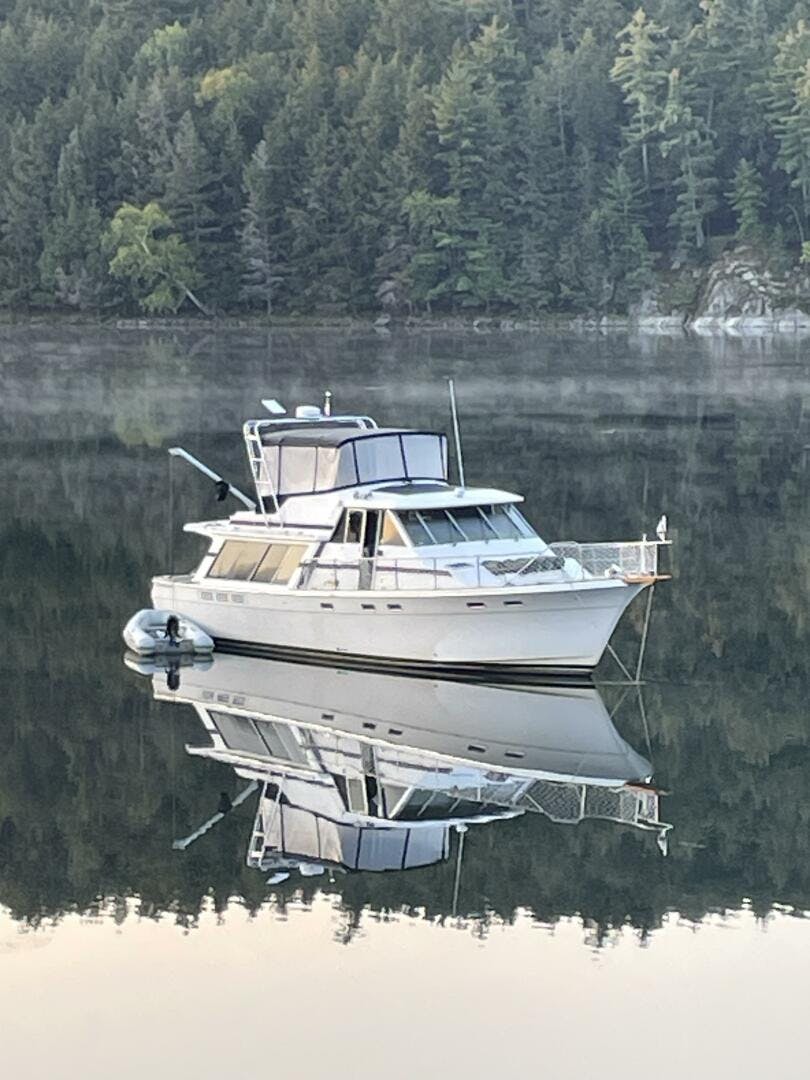 Bayliner-4550 1987-Plenty Scottsboro-Alabama-United States-45 Bayliner starboard forward profile-4904101