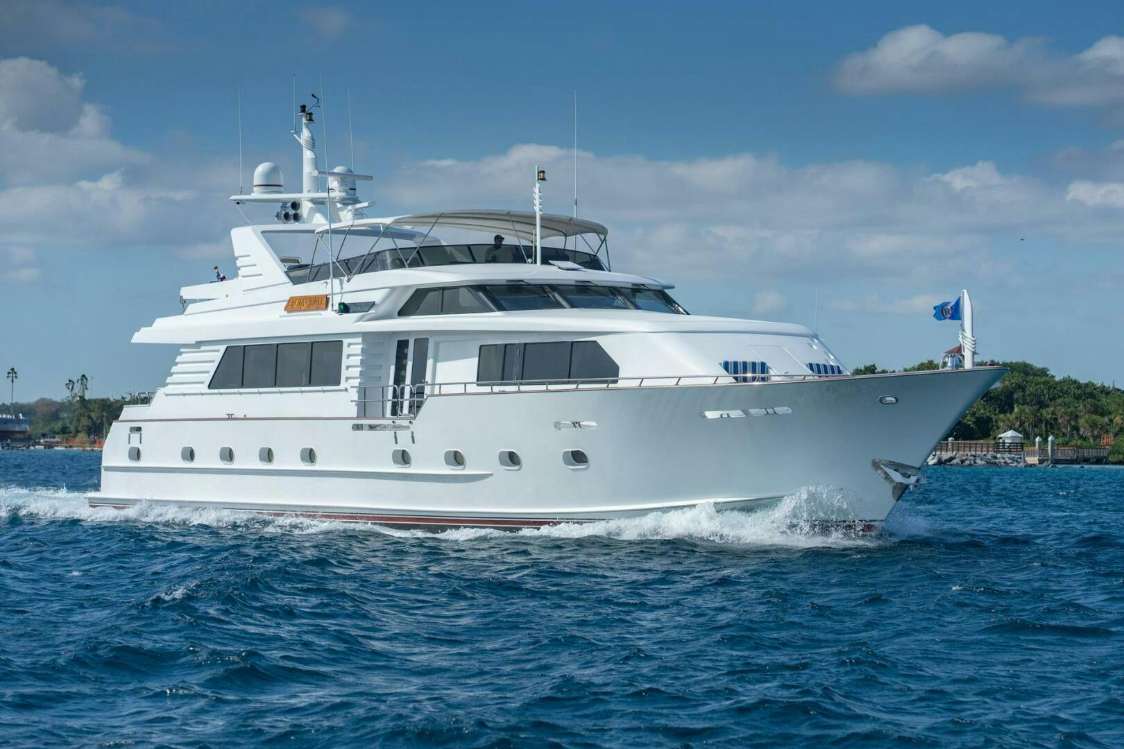Broward-96 Raised Pilothouse MY 1996-Crown Jewel West Palm Beach-Florida-United States-Broward 96 Crown Jewel  Profile-4931033