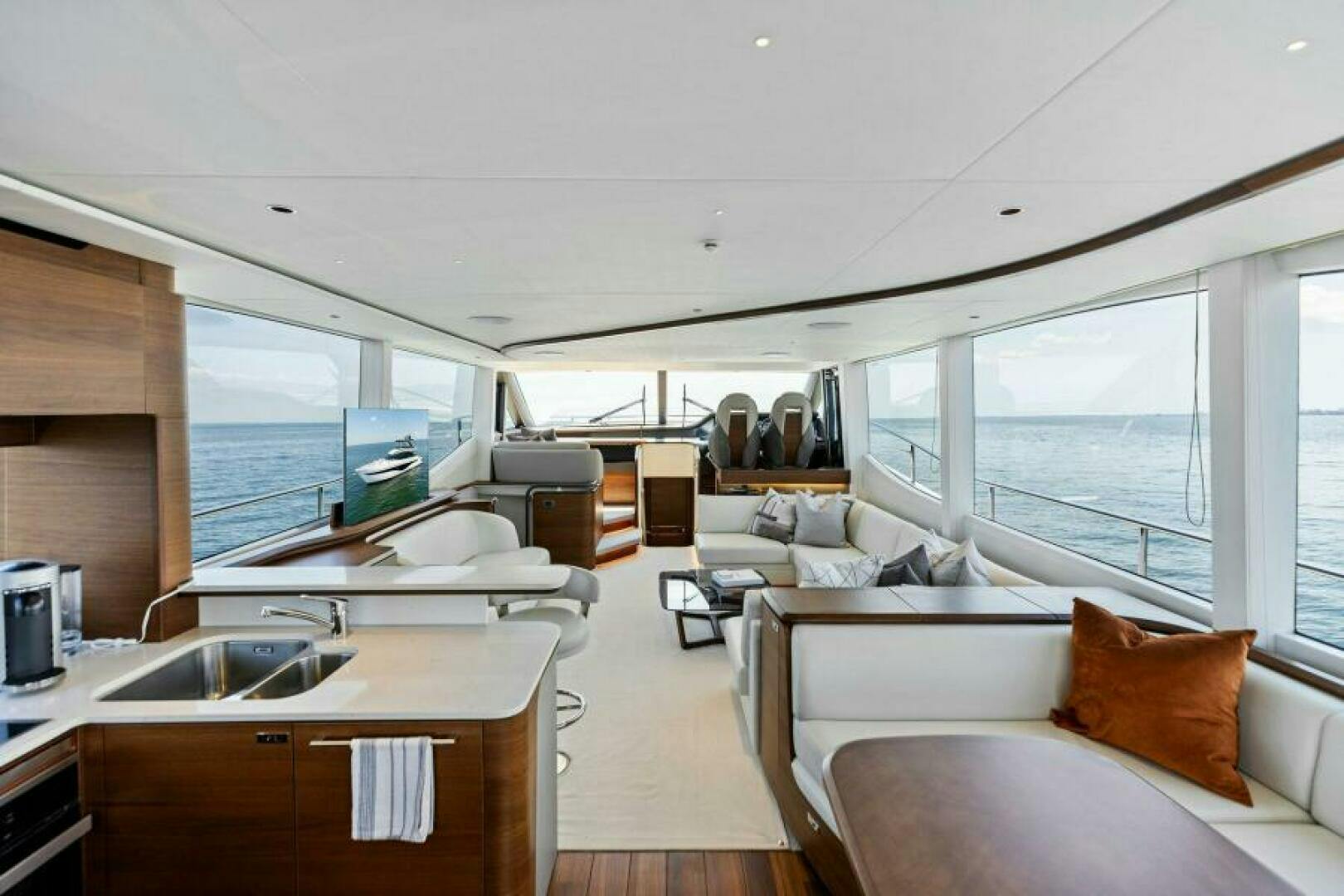 Princess-Y72 Motor Yacht 2024-Princess Rose III Fort Lauderdale-Florida-United States-2024 Princess Y72 Motor Yacht  Princess Rose III  Salon-4934670