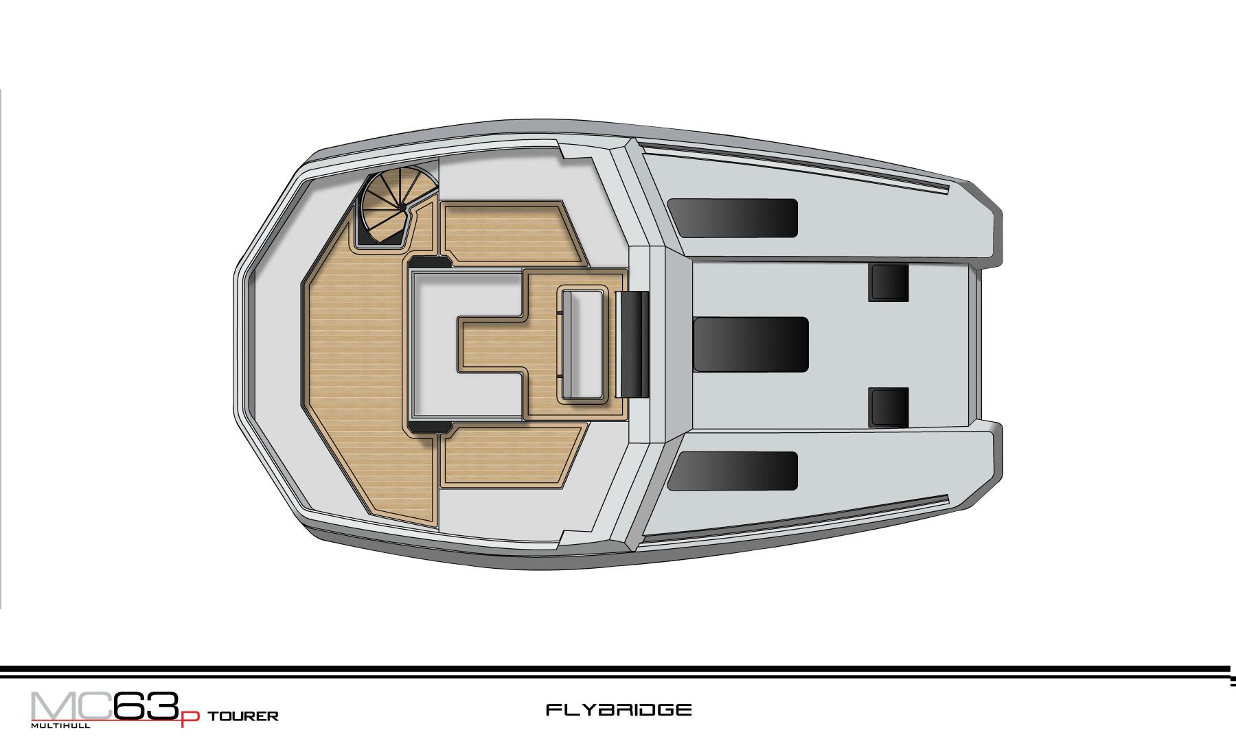 McConaghy Boats-MC63p Tourer 2027 -China-GA Flybridge-4943030 | Thumbnail