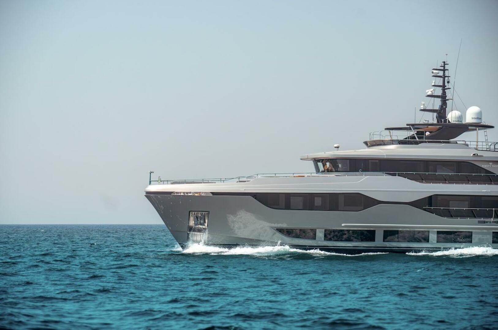 Majesty Yachts-120 2025-Fractional Ownership Available Stuart-Florida-United States-Luxury Majesty 120 yacht cruising on open sea, 2025 model.-4947514 | Thumbnail