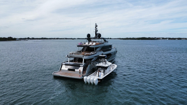 Majesty Yachts-120 2025-Fractional Ownership Available Stuart-Florida-United States-Luxury yacht Majesty 120 (2025) cruising on open water under a clear sky.-5353499