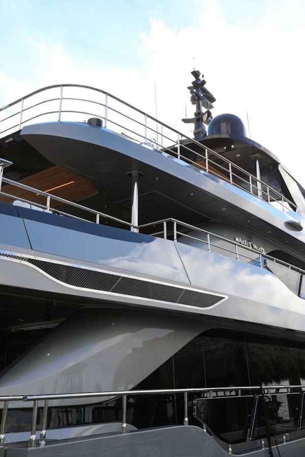 Majesty Yachts-120 2025-Fractional Ownership Available Stuart-Florida-United States-Majesty 120 yacht, 2025 model, sleek design, luxury exterior view.-4947531