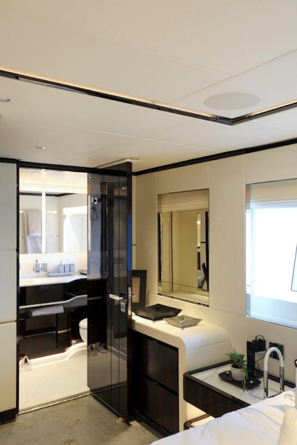 Majesty Yachts-120 2025-Fractional Ownership Available Stuart-Florida-United States-Luxurious interior of 2025 Majesty 120 yacht, featuring modern design and elegant furnishings.-4947557