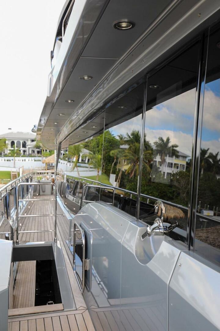 Majesty Yachts-120 2025-Fractional Ownership Available Stuart-Florida-United States-Side view of 2025 Majesty 120 yacht with sleek design and modern architecture.-4947529 | Thumbnail