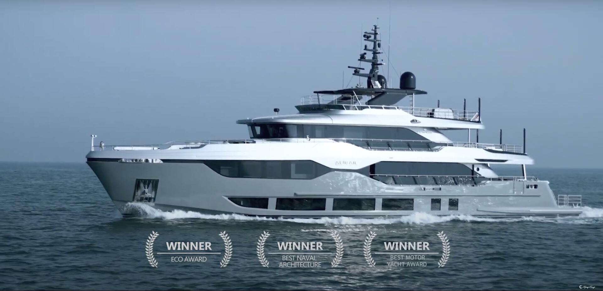 Majesty Yachts-120 2025-Fractional Ownership Available Stuart-Florida-United States-Majesty 120 yacht 2025 cruising, award-winning design, luxury vessel on open sea.-4947513 | Thumbnail