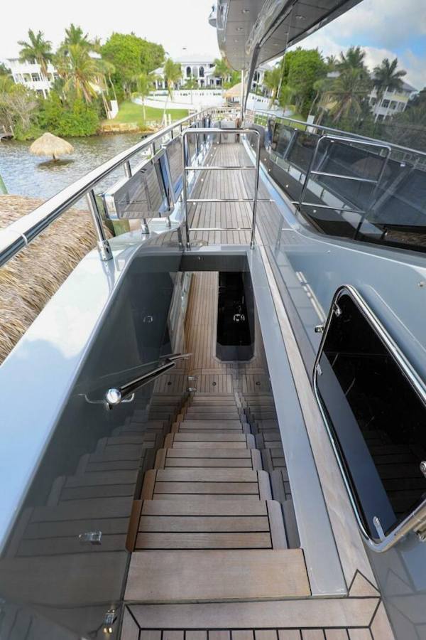 Majesty Yachts-120 2025-Fractional Ownership Available Stuart-Florida-United States-Luxurious 2025 Majesty 120 yacht deck with sleek design and modern amenities.-4947530