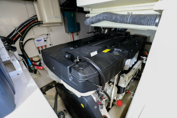 Marquis-660 Sport Yacht 2016 -Stuart-Engine room of 2016 Marquis 660 Sport Yacht, showcasing mechanical components and wiring.-4947646