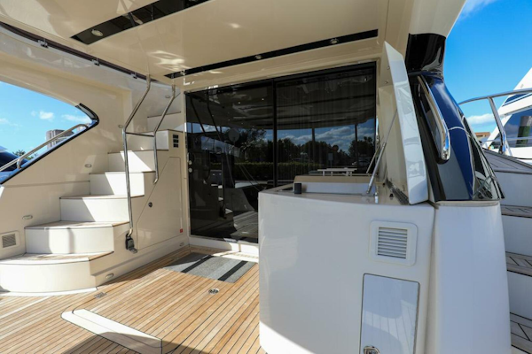 Marquis-660 Sport Yacht 2016 -Stuart-2016 Marquis 660 Sport Yacht interior with sleek design and wooden flooring.-4947641