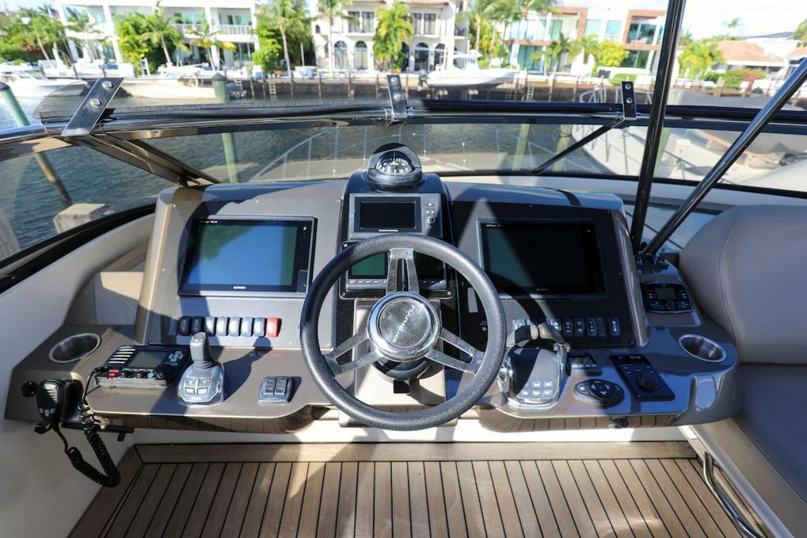 Marquis-660 Sport Yacht 2016 -Stuart-Cockpit of 2016 Marquis 660 Sport Yacht with advanced navigation controls and displays.-4947629 | Thumbnail