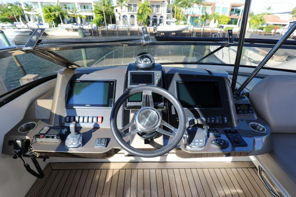 Marquis-660 Sport Yacht 2016 -Stuart-Cockpit of 2016 Marquis 660 Sport Yacht with advanced navigation controls and displays.-4947629