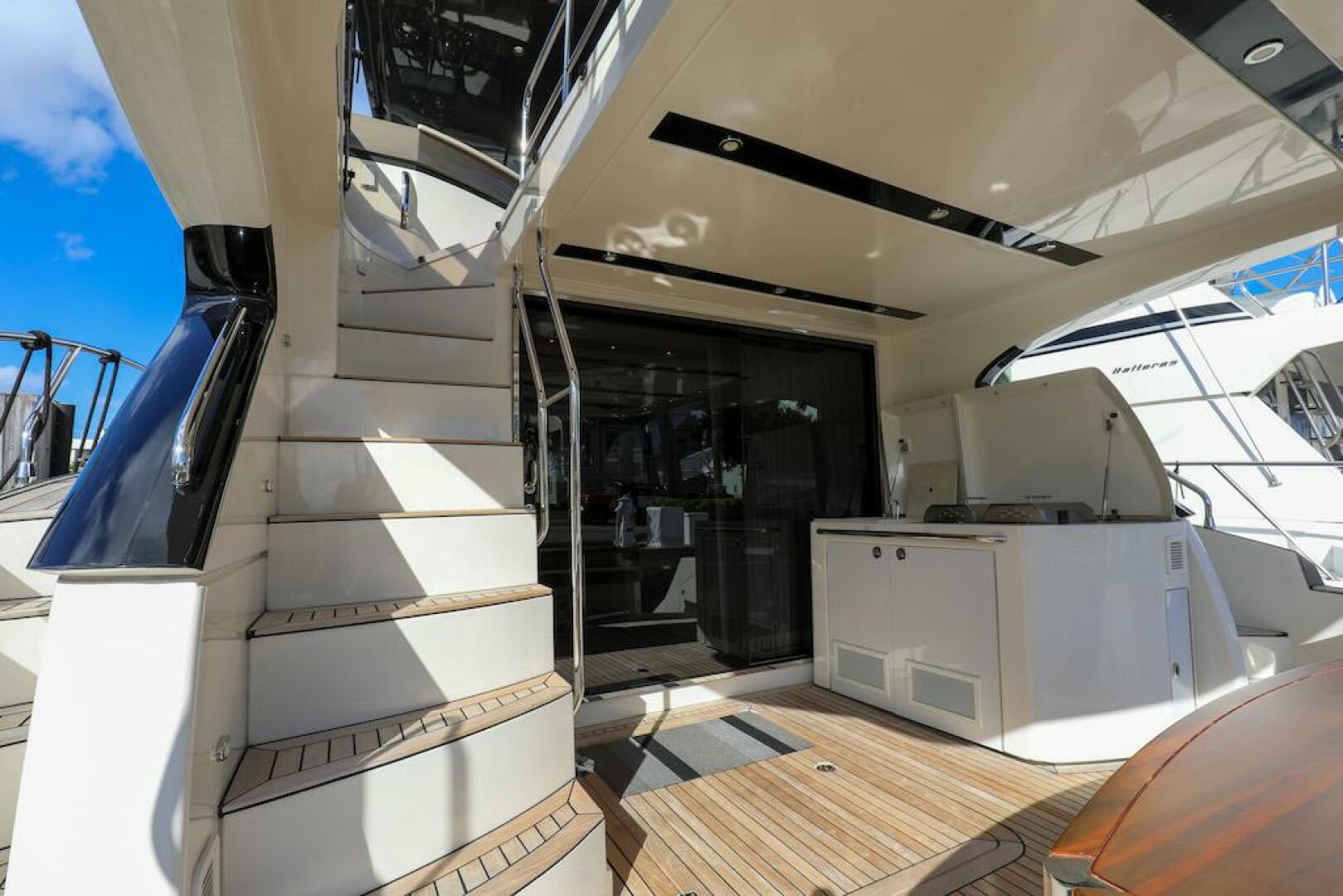 Marquis-660 Sport Yacht 2016 -Stuart-2016 Marquis 660 Sport Yacht deck with stairs and outdoor kitchen.-4947642 | Thumbnail
