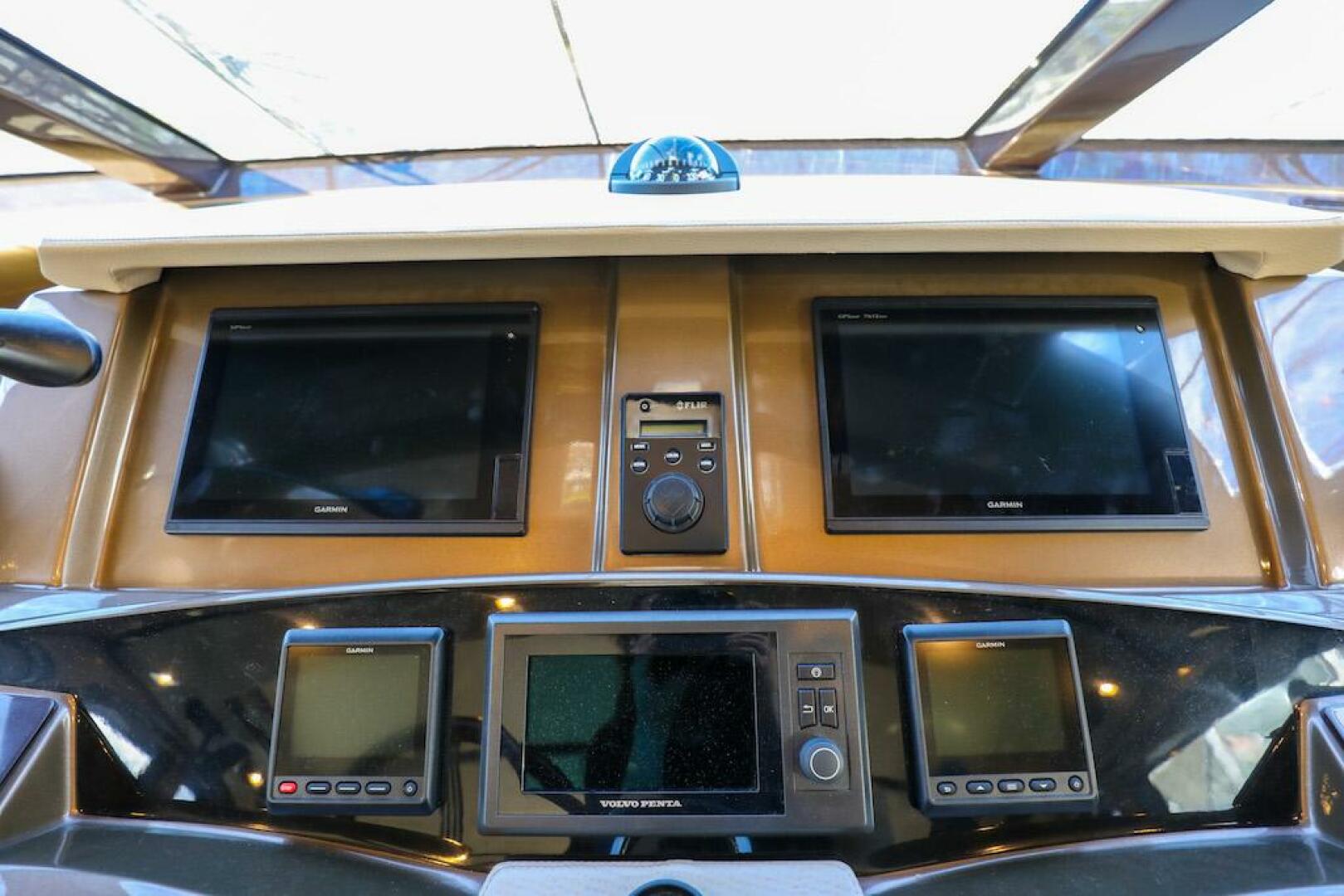Marquis-660 Sport Yacht 2016 -Stuart-Control panel of 2016 Marquis 660 Sport Yacht with multiple screens and navigation equipment.-4947619 | Thumbnail