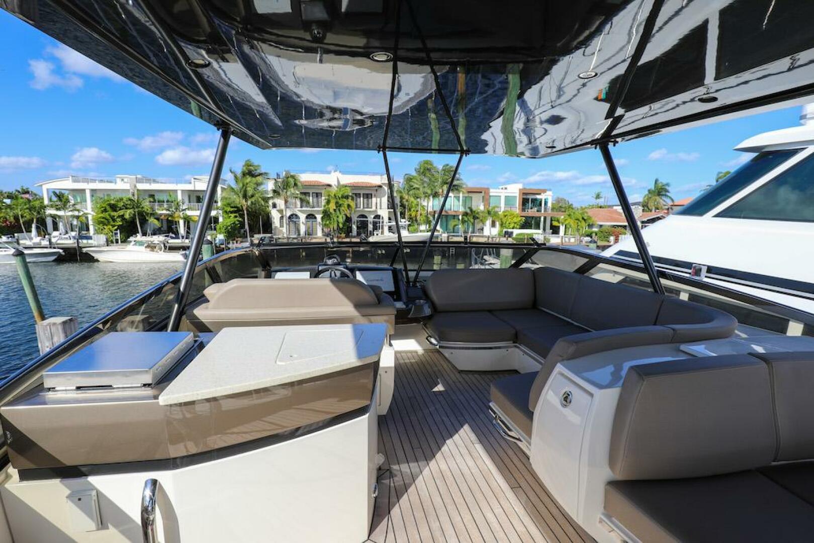 Marquis-660 Sport Yacht 2016 -Stuart-Luxurious 2016 Marquis 660 Sport Yacht interior with elegant seating and waterfront view.-4947622 | Thumbnail