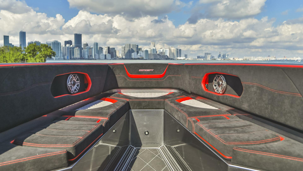 Concept Boats-Open Deck 2021-Lucky 13 Dania Beach-Florida-United States-Aft Cockpit Seating Area-4950802