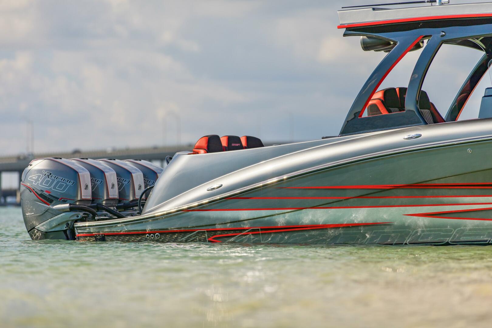 Concept Boats-Open Deck 2021-Lucky 13 Dania Beach-Florida-United States-Aerial Starboard Quarter-4950848 | Thumbnail