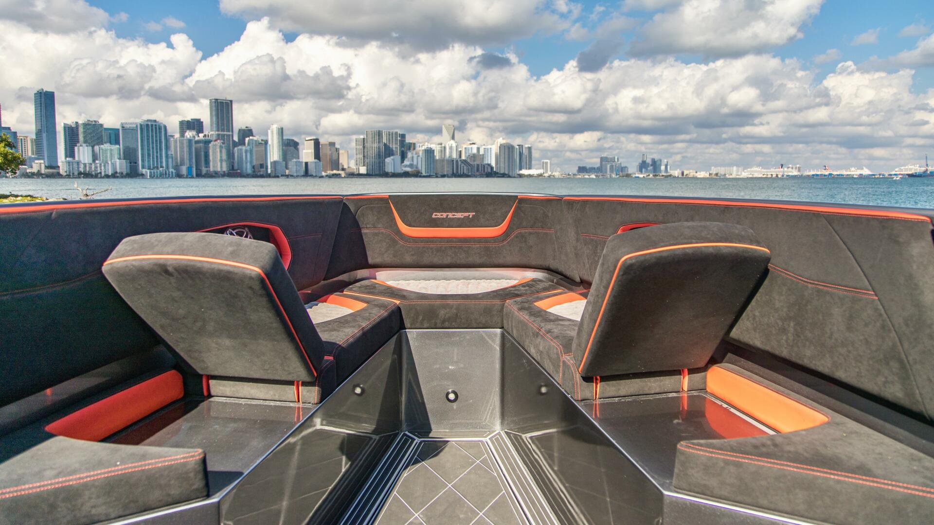 Concept Boats-Open Deck 2021-Lucky 13 Dania Beach-Florida-United States-Forward Cockpit Lounge-4950800 | Thumbnail