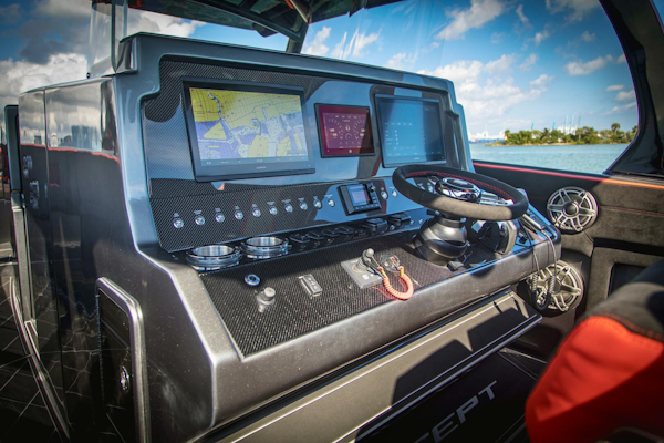 Concept Boats-Open Deck 2021-Lucky 13 Dania Beach-Florida-United States-Helm Dashboard Electronics-4950804