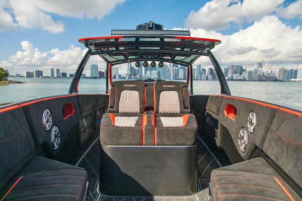 Concept Boats-Open Deck 2021-Lucky 13 Dania Beach-Florida-United States-Cockpit Looking Forward-4950791