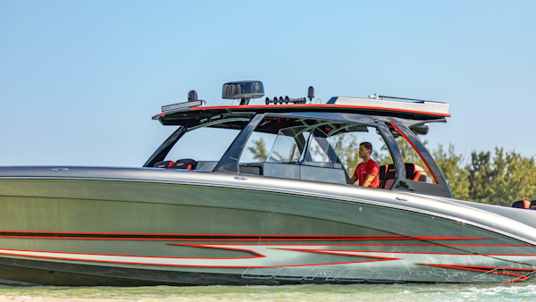 Concept Boats-Open Deck 2021-Lucky 13 Dania Beach-Florida-United States-Port Side at Beach-4950817