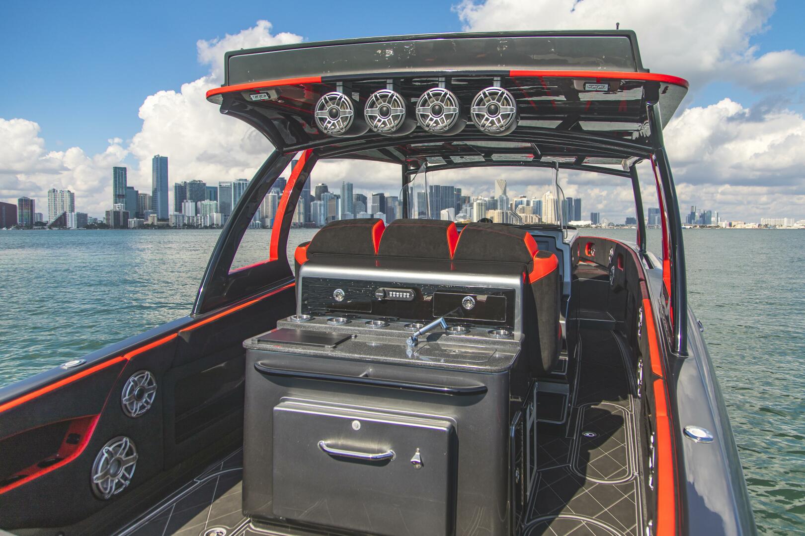 Concept Boats-Open Deck 2021-Lucky 13 Dania Beach-Florida-United States-T-Top and Leaning Post View-4950794 | Thumbnail