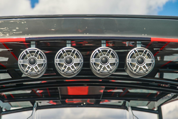 Concept Boats-Open Deck 2021-Lucky 13 Dania Beach-Florida-United States-Windshield JL Audio Speakers-4950796
