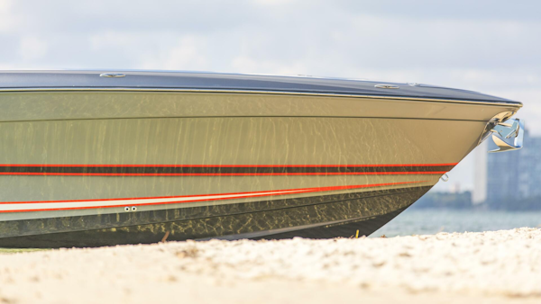 Concept Boats-Open Deck 2021-Lucky 13 Dania Beach-Florida-United States-Aerial Overhead Running-4950847