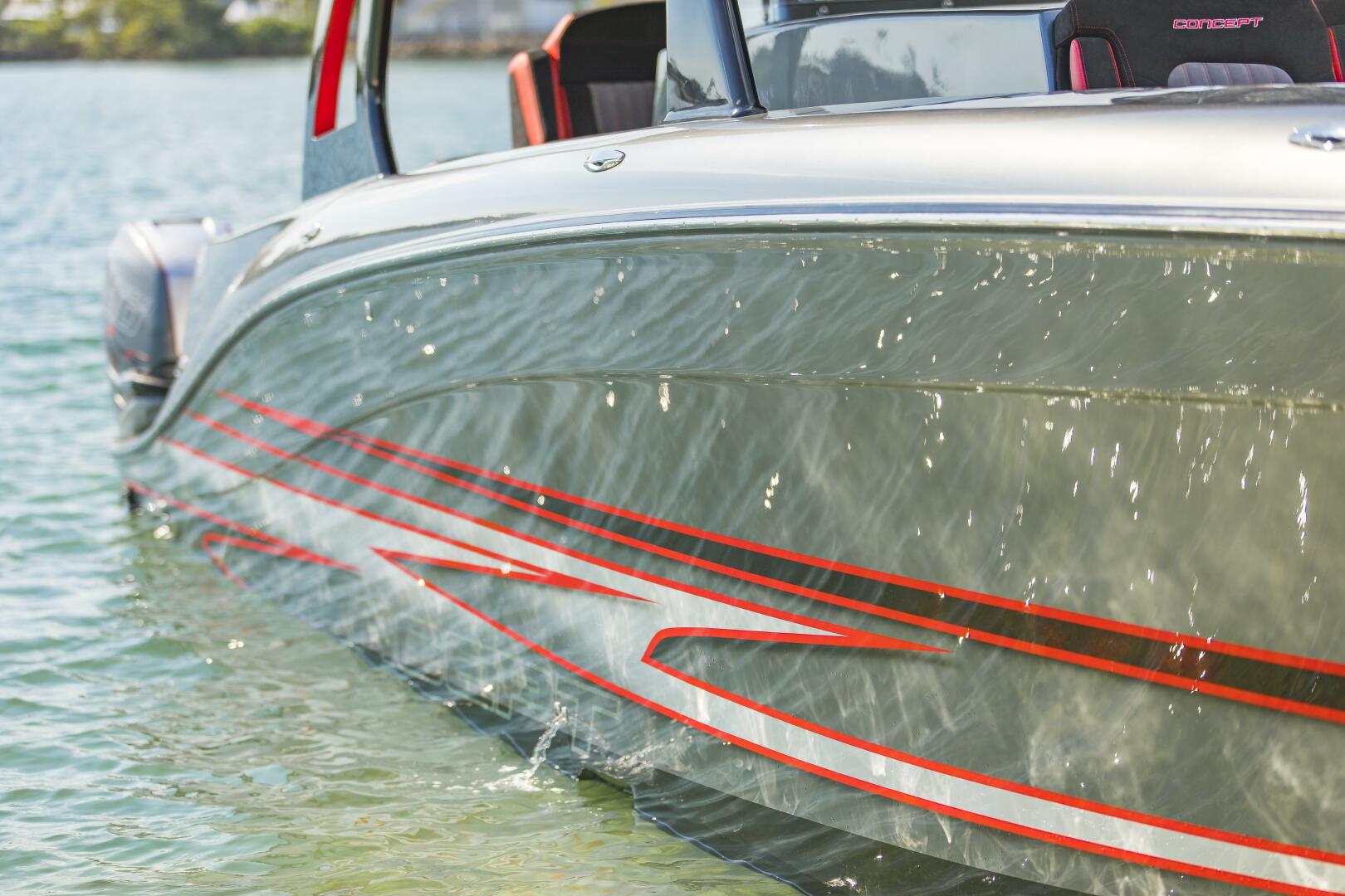 Concept Boats-Open Deck 2021-Lucky 13 Dania Beach-Florida-United States-Port Side Running at Speed-4950835 | Thumbnail