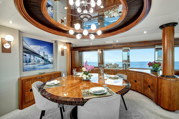 Hatteras 2005-DANIELLE West Palm Beach -Florida-United States-009  Main Deck Dining Area 02-5019802