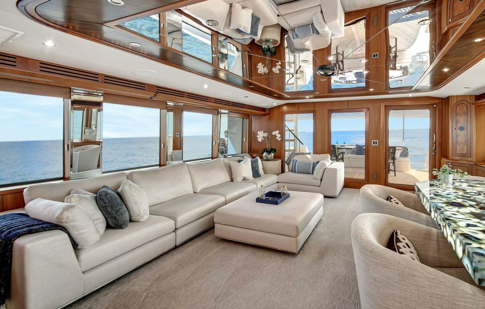 Hatteras 2005-DANIELLE West Palm Beach -Florida-United States-005 Main Deck Salo 01-5019798 | Thumbnail
