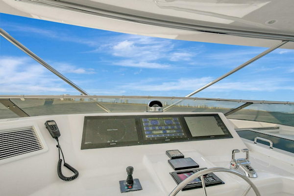 Hatteras 2005-DANIELLE West Palm Beach -Florida-United States-040 Flybridge Helm Electronics-5019833