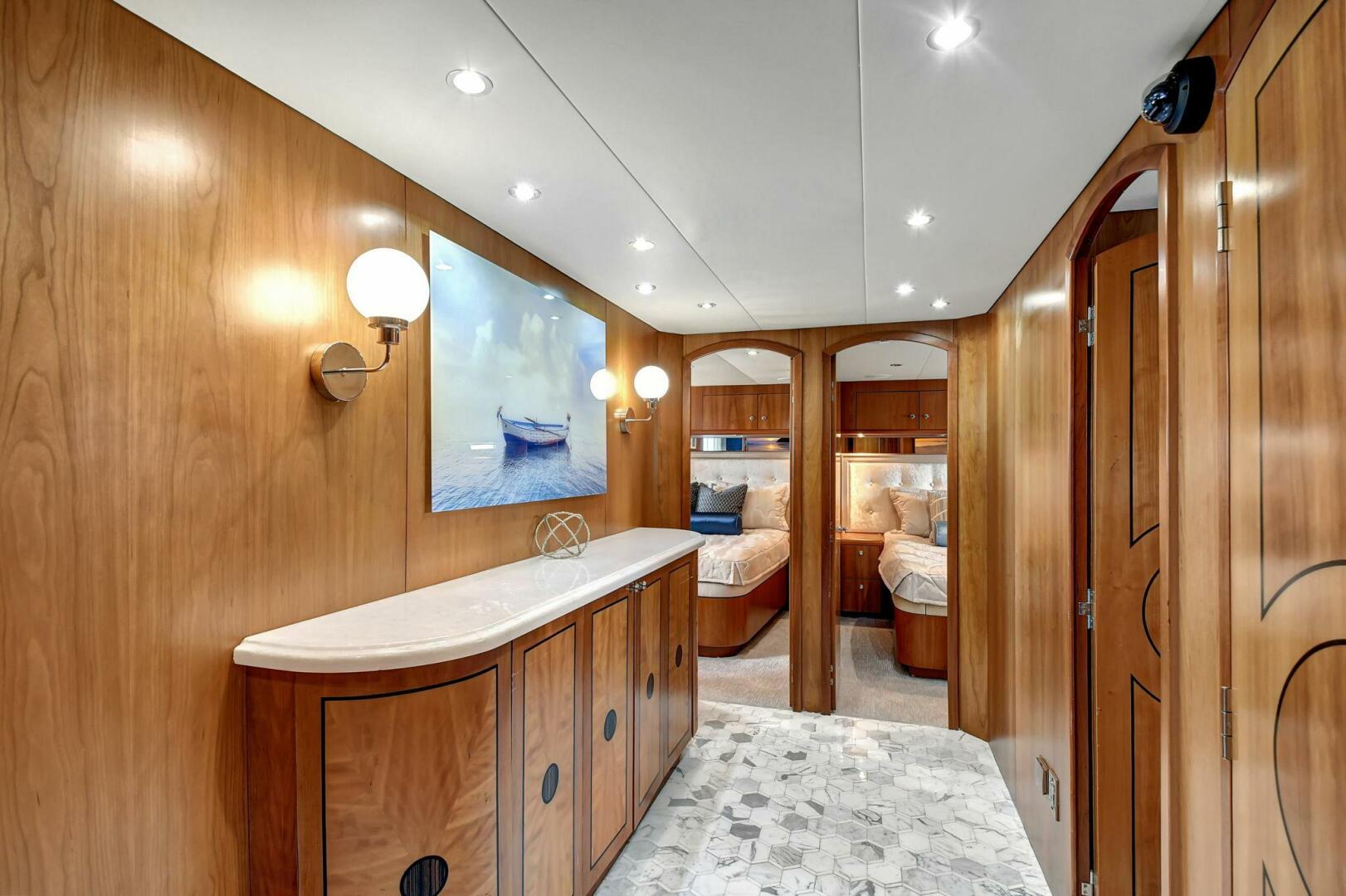 Hatteras 2005-DANIELLE West Palm Beach -Florida-United States-021 Lower Deck Foyer 02-5019814 | Thumbnail