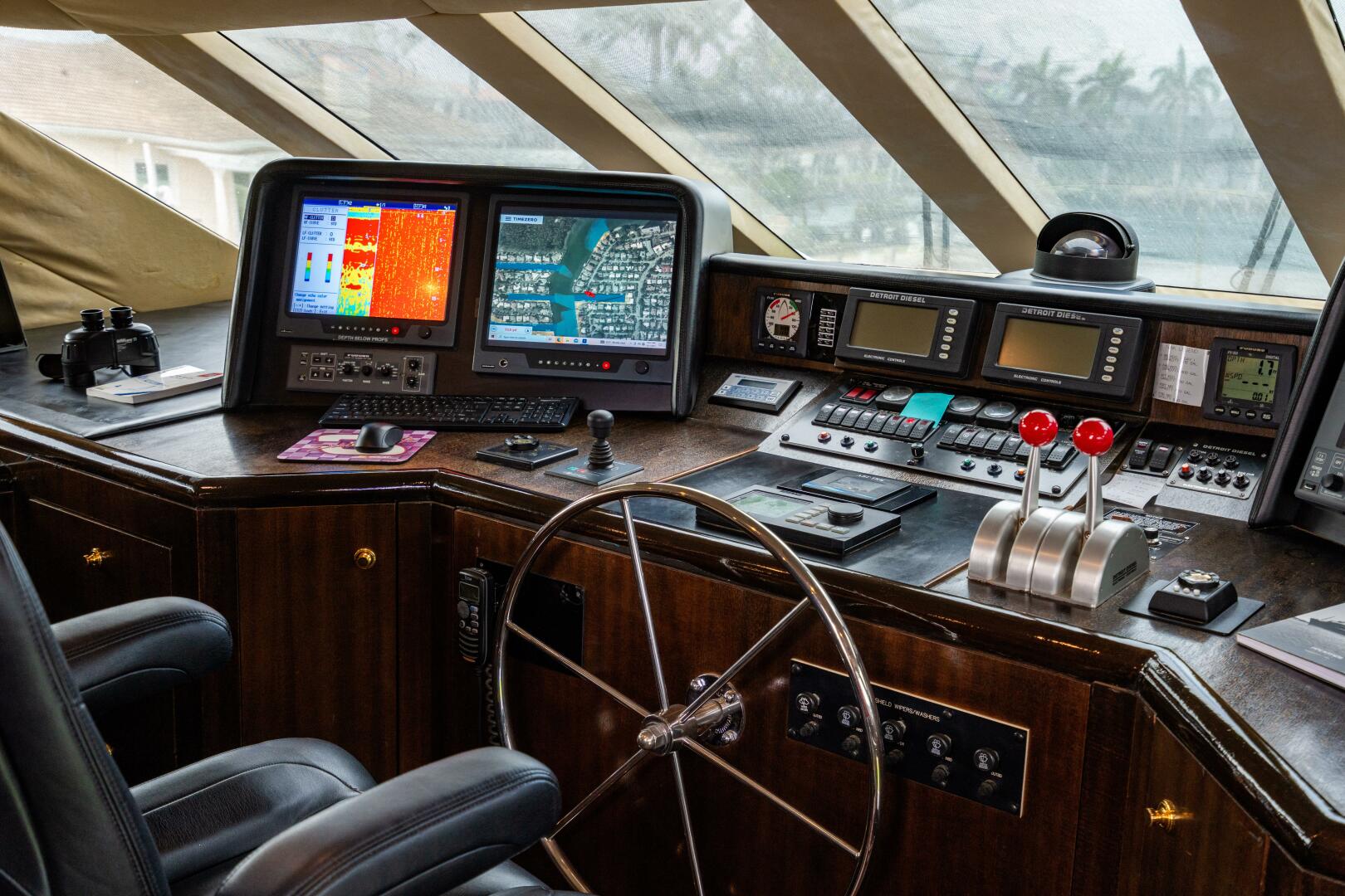 Hatteras-100 Motor Yacht 2001-Sunday Money Pompano Beach-Florida-United States-5405849 | Thumbnail