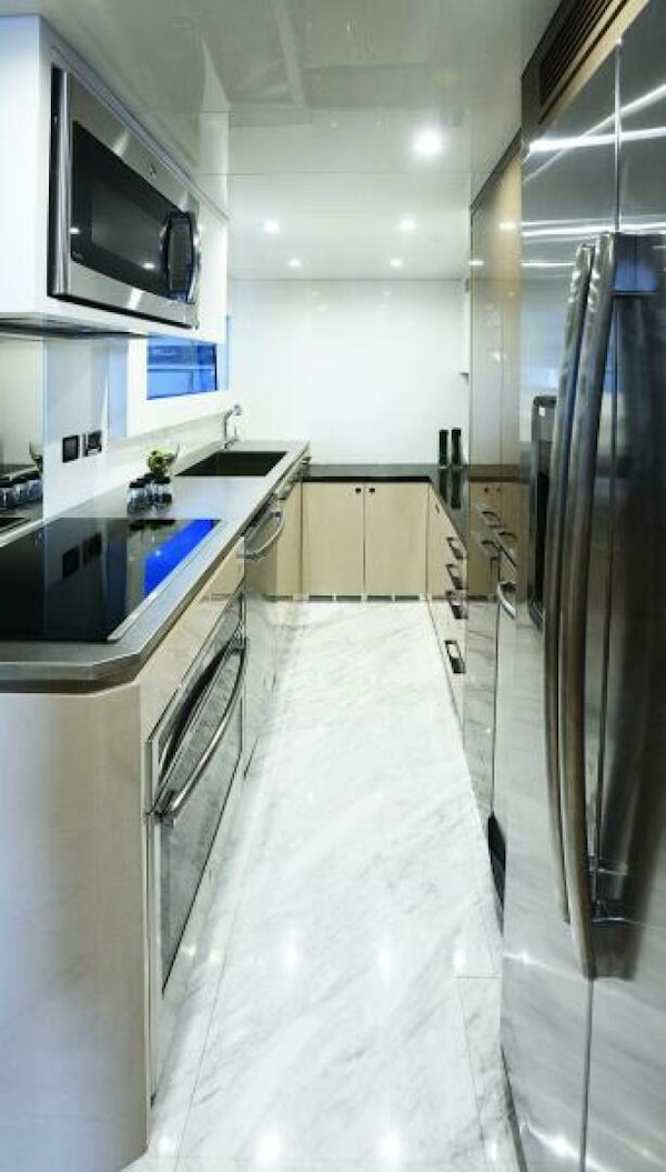 Johnson-Flybridge w/Hydraulic Platform 2027-JOHNSON 93 OPEN FB Kaohsiung-Taiwan-Galley-5032656