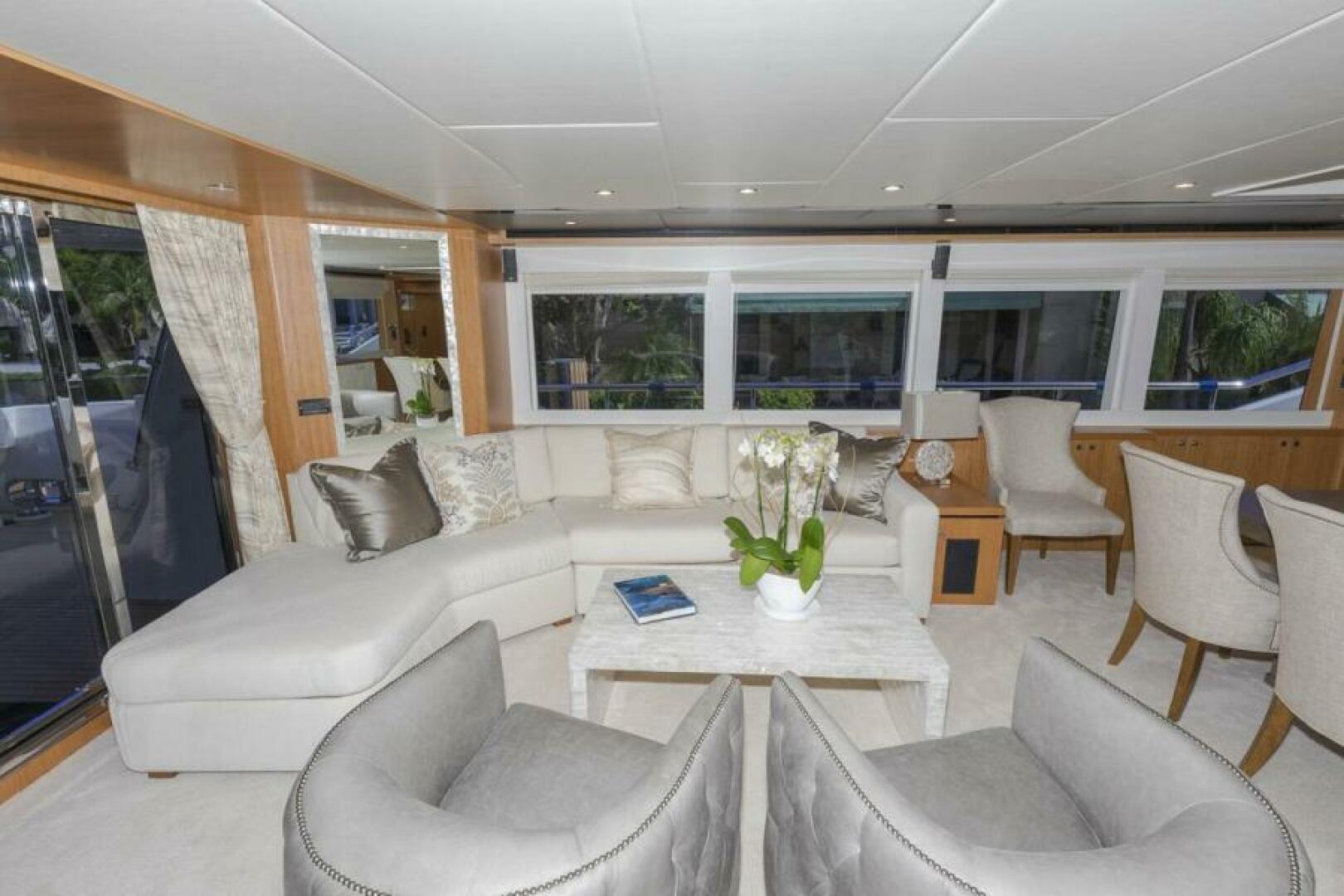 Johnson-Flybridge w/Hydraulic Platform 2027-JOHNSON 93 OPEN FB Kaohsiung-Taiwan-Salon Aft To Port-5032650 | Thumbnail
