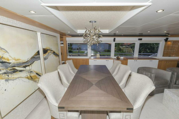 Johnson-Flybridge w/Hydraulic Platform 2027-JOHNSON 93 OPEN FB Kaohsiung-Taiwan-Salon Dining Table-5032653