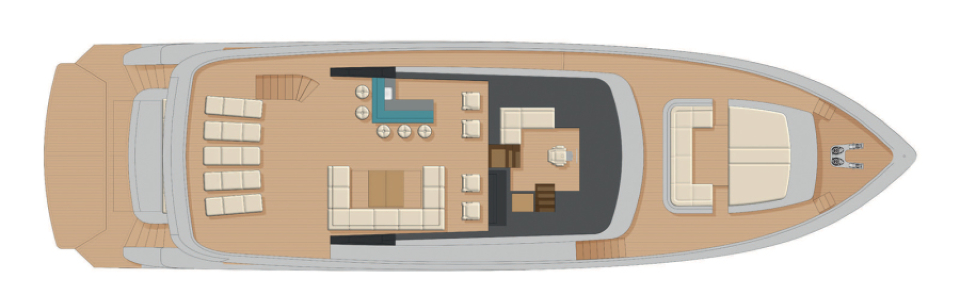 Johnson-FLYBRIDGE w/ON-DECK MASTER 2027-Johnson 92 Flybridge Kaohsiung-Taiwan-Upper deck-5032820 | Thumbnail