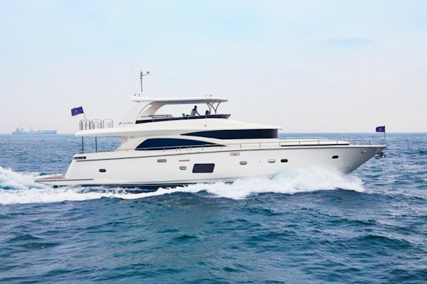 Johnson-Flybridge w/Hydraulic Platform 2027-JOHNSON 80 FLYBRIDGE Kaohsiung-Taiwan-Running-5033154