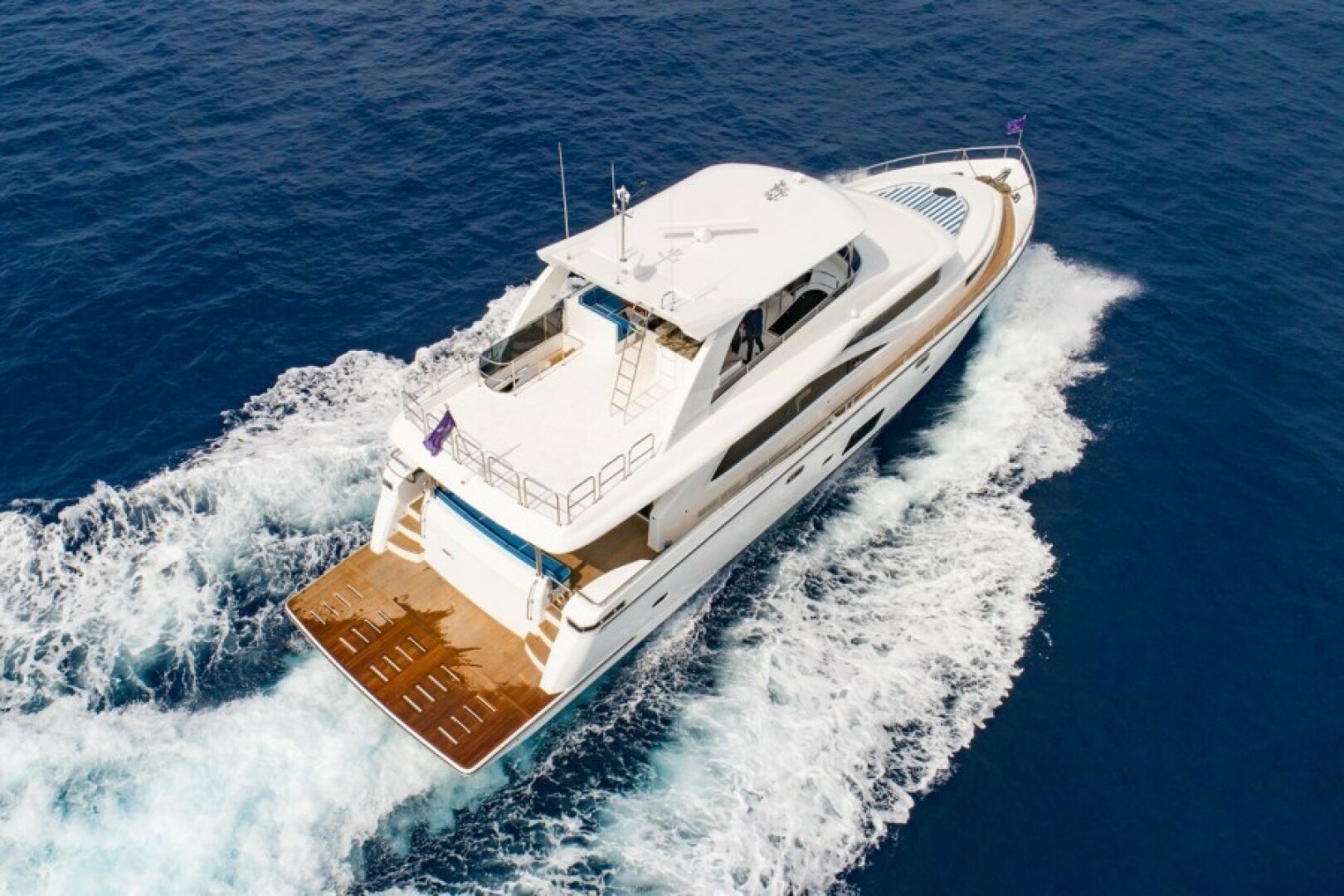 Johnson-Flybridge w/Hydraulic Platform 2027-JOHNSON 80 FLYBRIDGE Kaohsiung-Taiwan-Aerial view-5033189 | Thumbnail