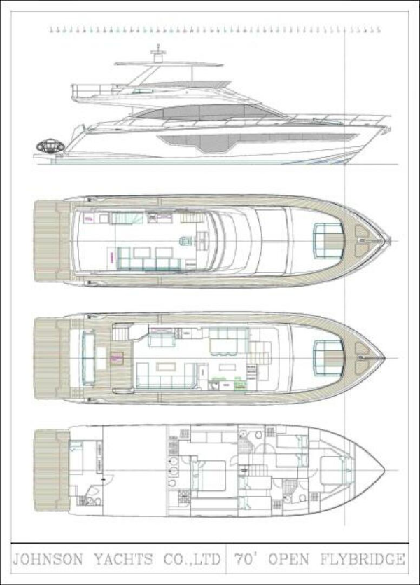 Johnson-Flybridge Motor Yacht 2026-JOHNSON 70 FLYBRIDGE Kaohsiung-Taiwan-GA-5033611