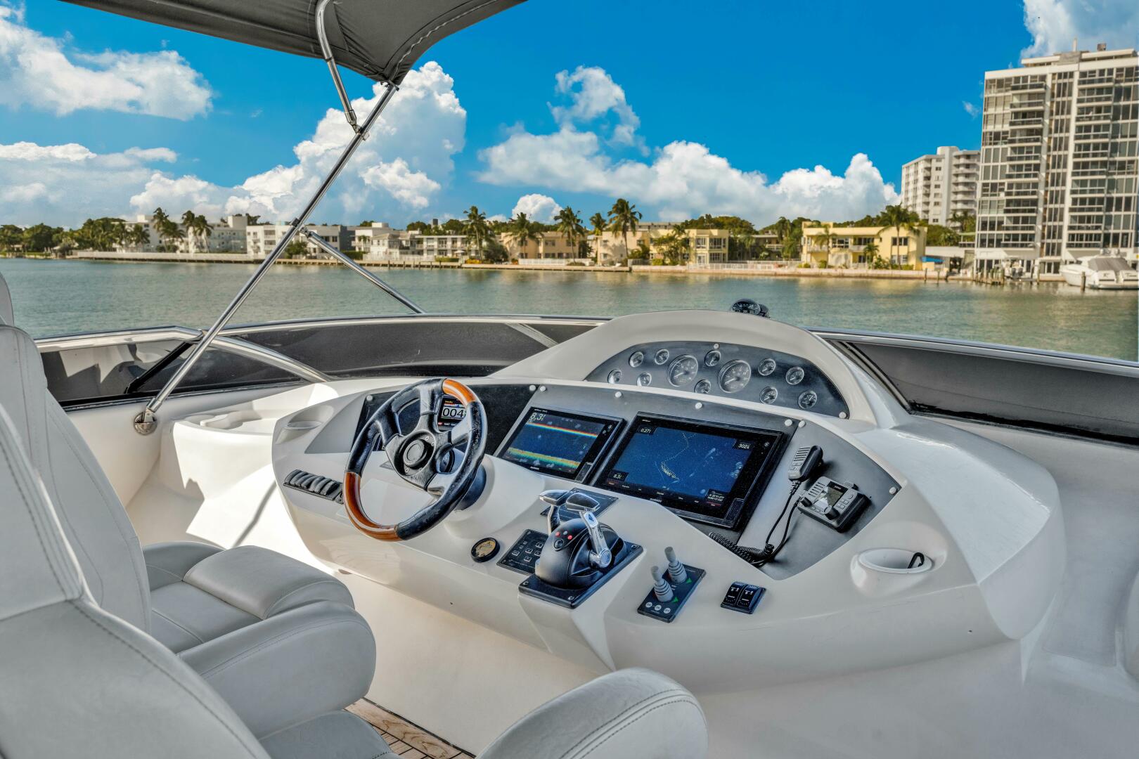 Sunseeker-94 Motor Yacht 2003-SO WHAT WHO CARES North Palm Beach-Florida-United States-2003 Sunseeker 150 GT  Cockpit-5106165 | Thumbnail
