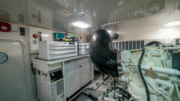Viking-72 Convertible 2023-Free Spool Los Suenos-Costa Rica-2023 Viking 73 Convertible Free Spool  Engine room-5122981
