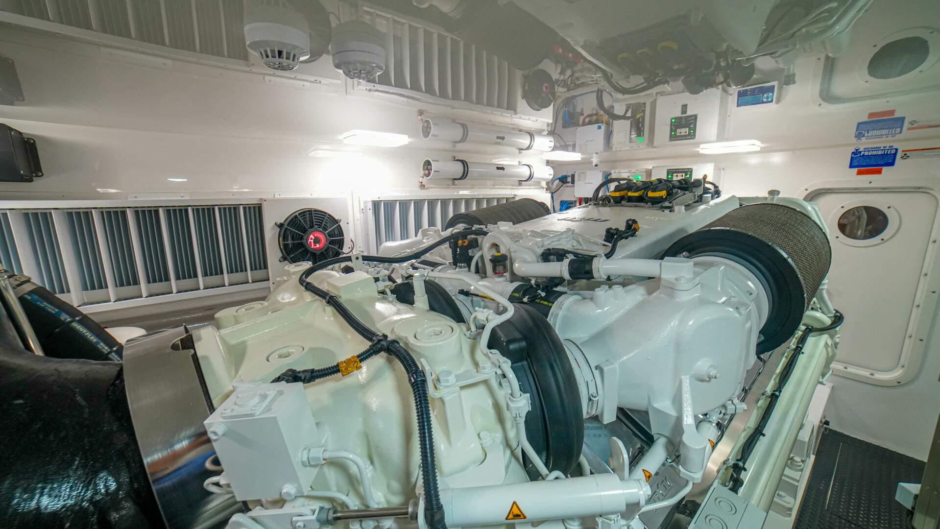 Viking-72 Convertible 2023-Free Spool Los Suenos-Costa Rica-2023 Viking 73 Convertible Free Spool  Engine room-5122984 | Thumbnail