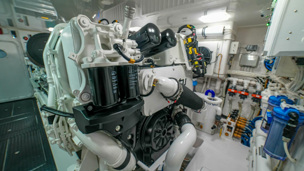 Viking-72 Convertible 2023-Free Spool Los Suenos-Costa Rica-2023 Viking 73 Convertible Free Spool  Engine room-5123001