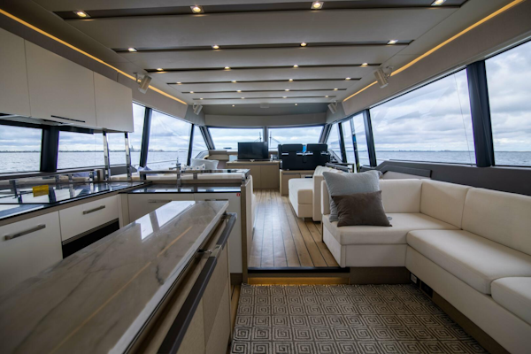 Prestige-680 Flybridge 2018-Prestige Worldwide Tampa-Florida-United States-Salon-5126799