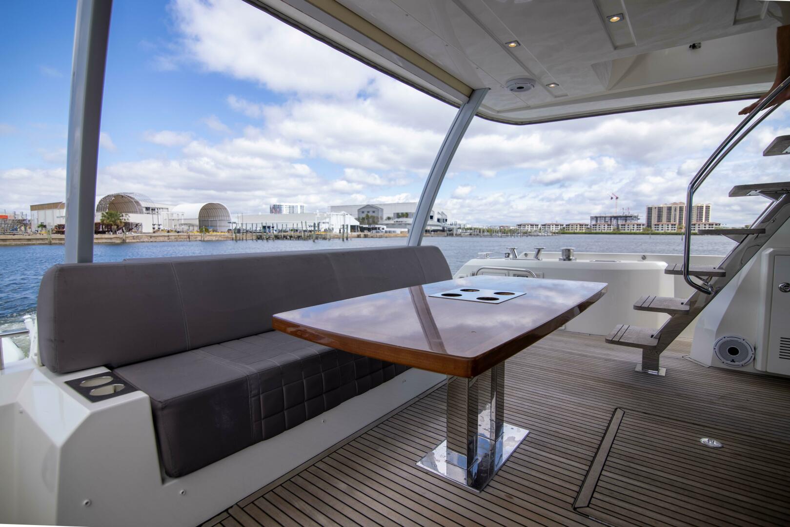 Prestige-680 Flybridge 2018-Prestige Worldwide Tampa-Florida-United States-Aft Deck-5126844 | Thumbnail