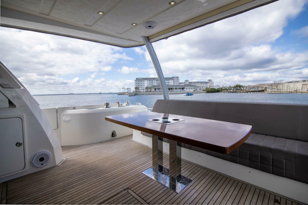 Prestige-680 Flybridge 2018-Prestige Worldwide Tampa-Florida-United States-Aft Deck-5126845